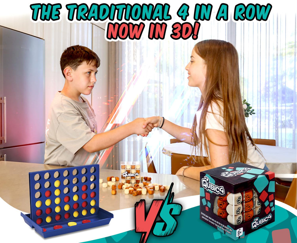 Qubic4 acrylic cube design emphasizes modern aesthetics and tactile play