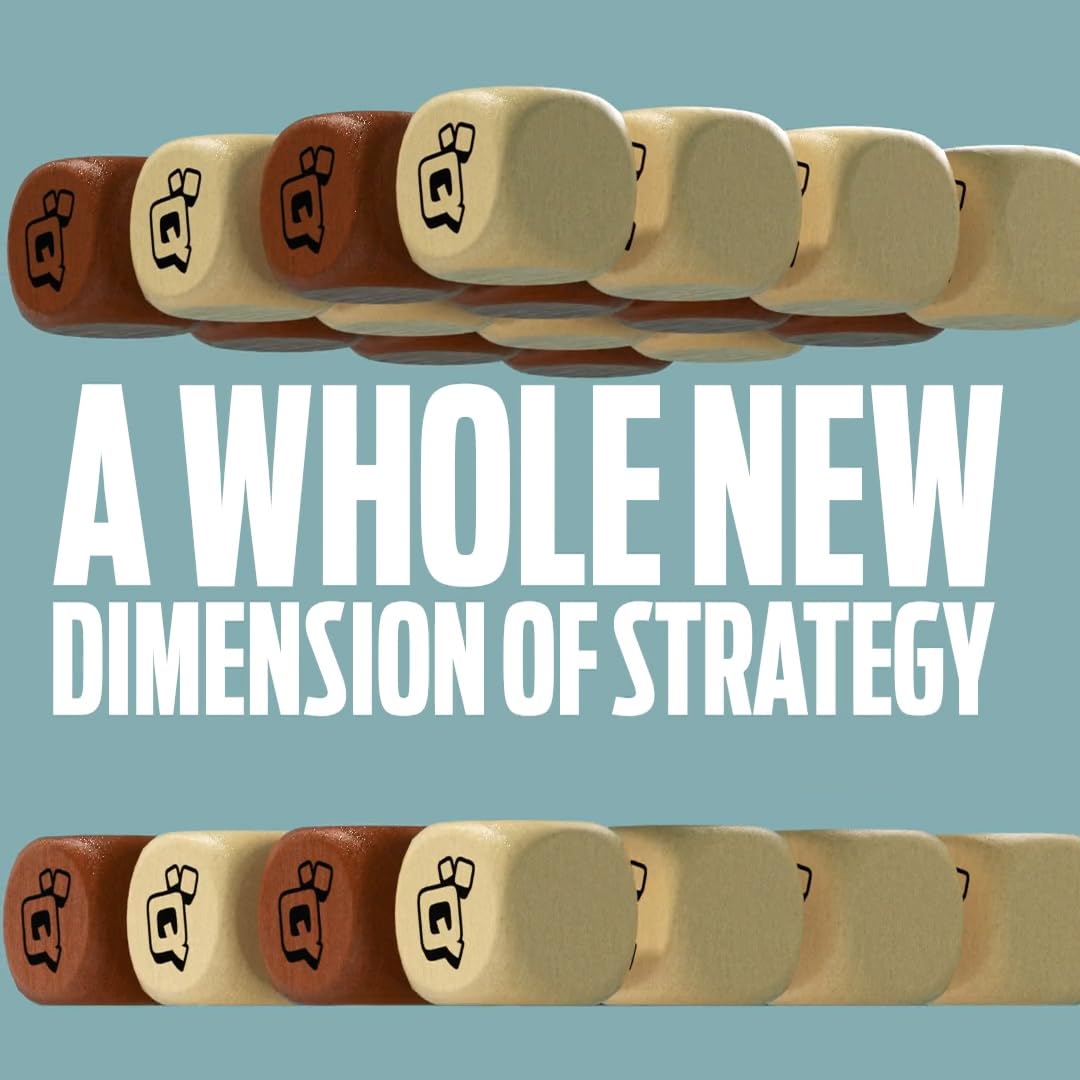 Qubic4 two color pieces clearly define options and symmetry