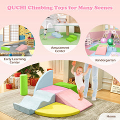 QUCHI seven-piece foam set ideal for classrooms and home play areas