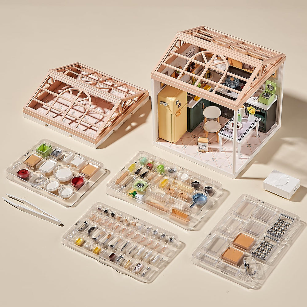 Qudify tweezers and sticky dots for precise assembly