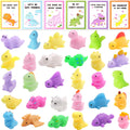 Qudoustar dinosaur-mochi-squishy-card-pair boosts classroom exchange fun.