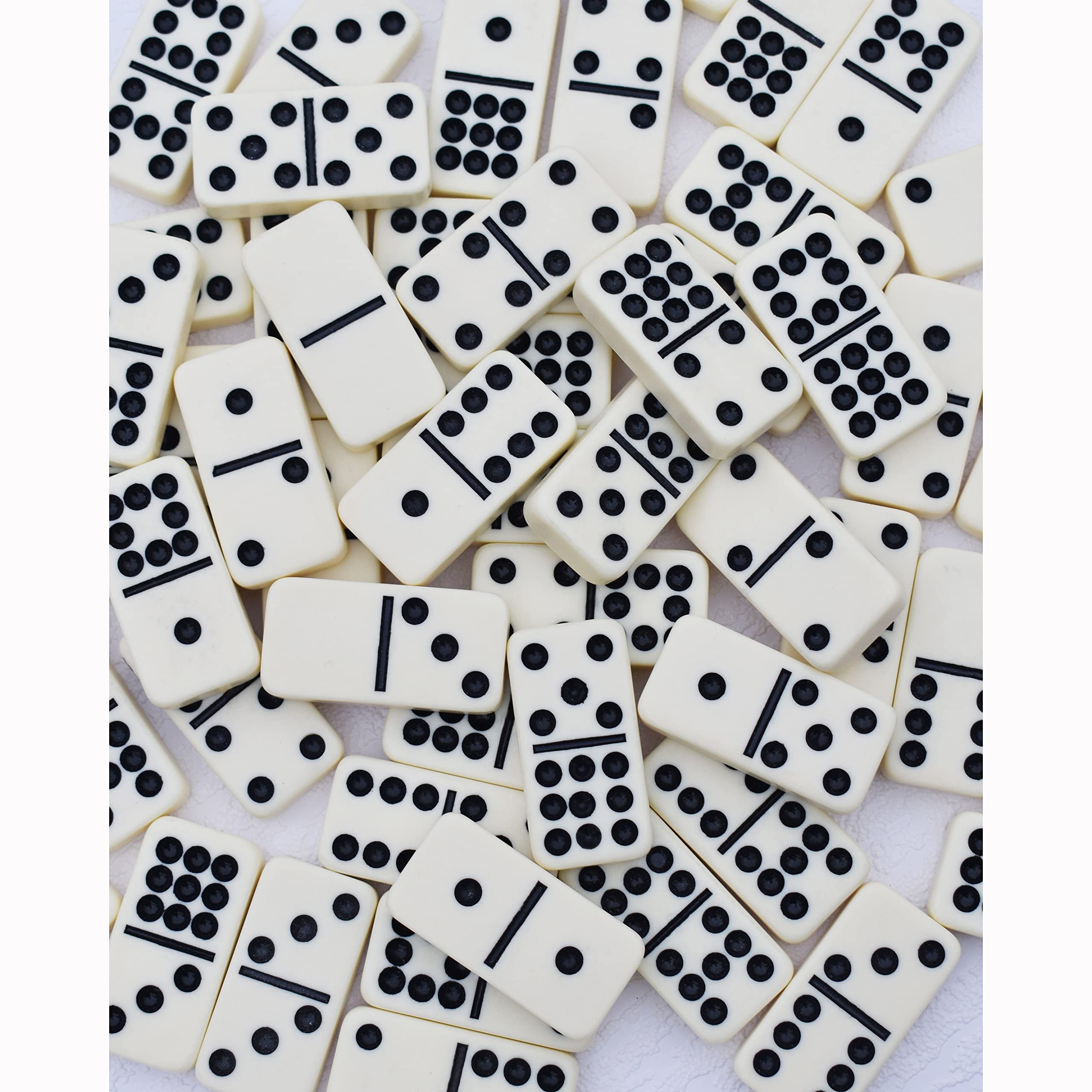 Queensell Dominoes compatible with Mexican Train and Chickenfoot.