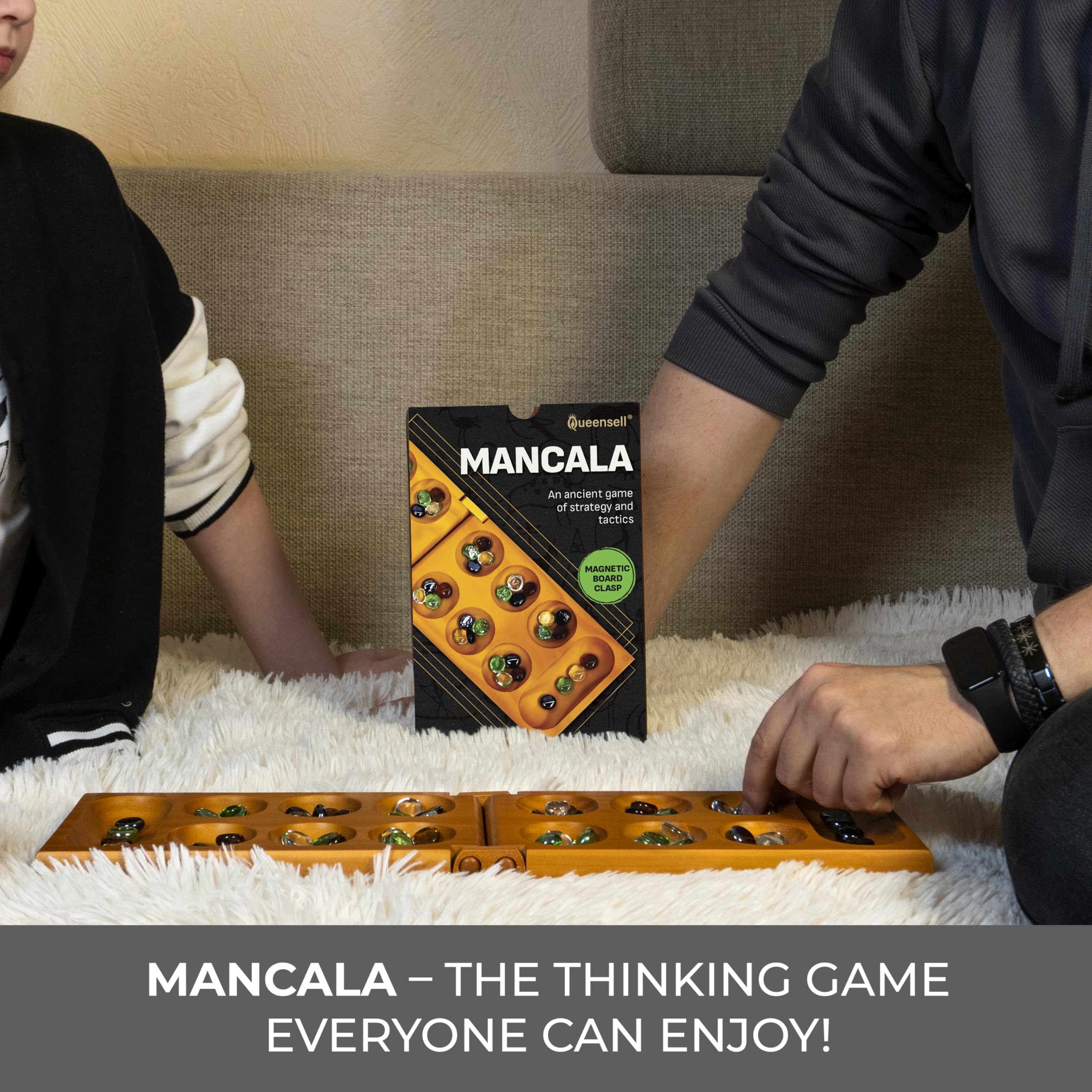 Queensell classic style makes it gift-ready for game lovers.