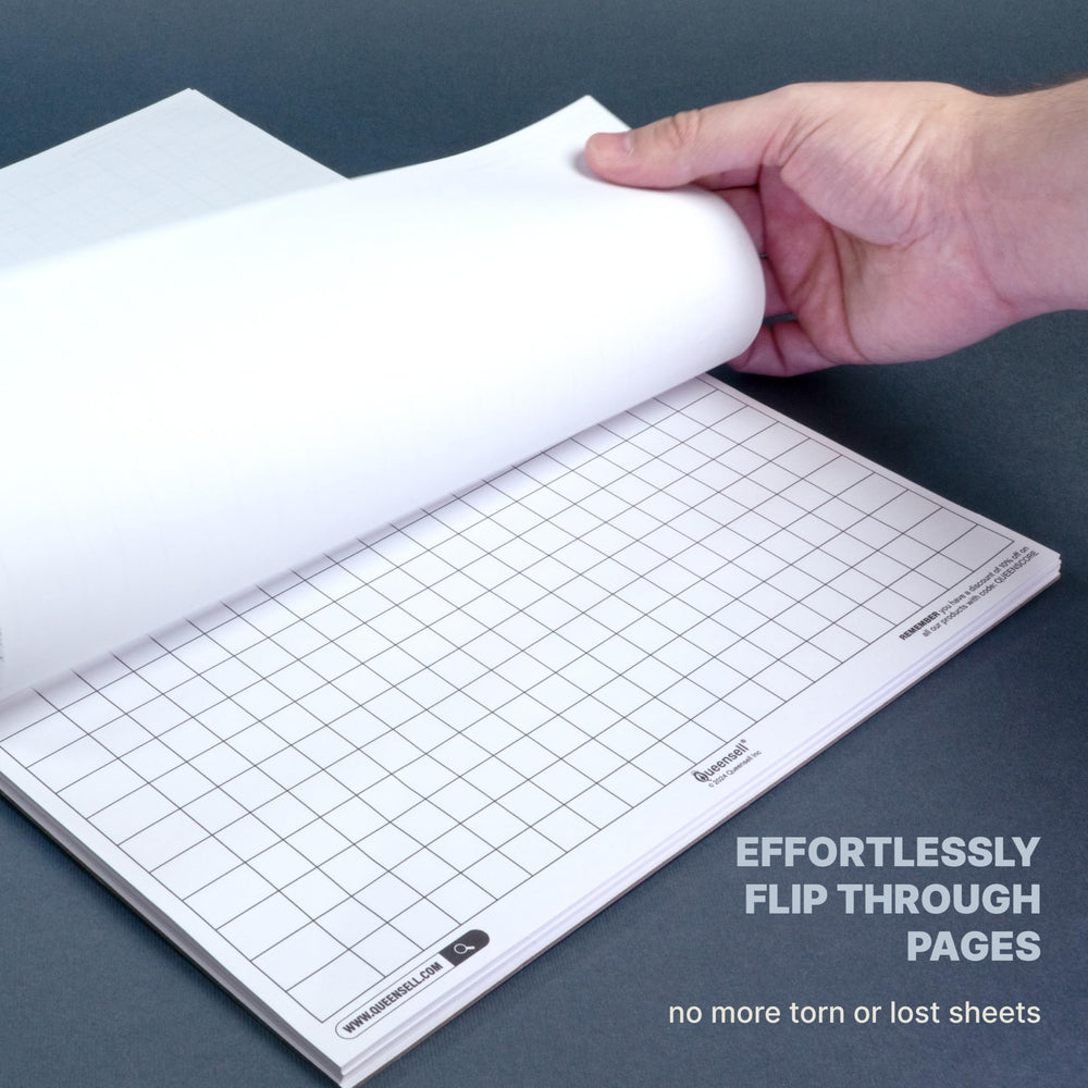 Queensell Mexican Train score pad with clear entries for quick scoring.