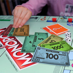 Queensell Play Money double-sided printing for vibrant, balanced cash.