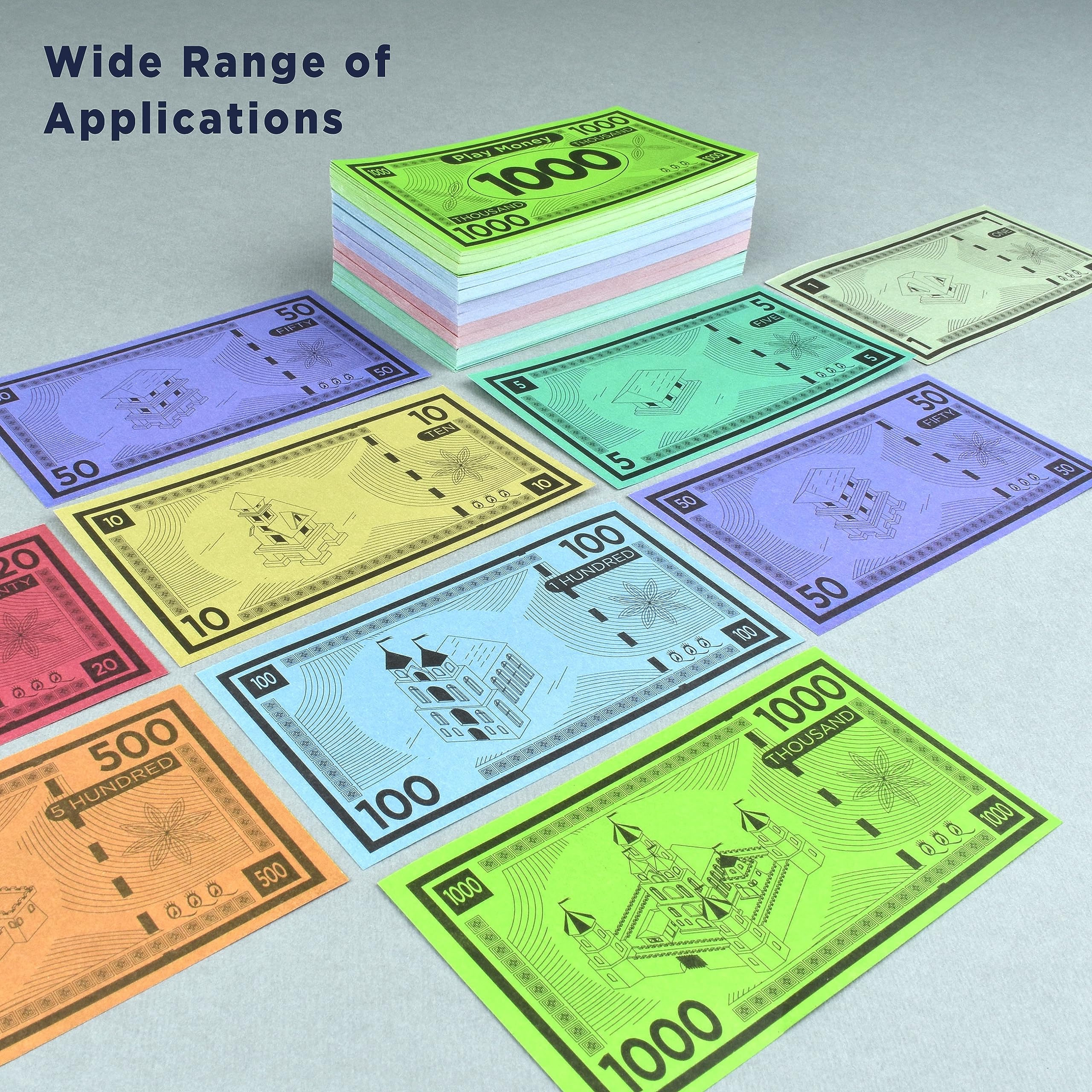 Queensell Play Money Monopoly refill ideal for game nights.