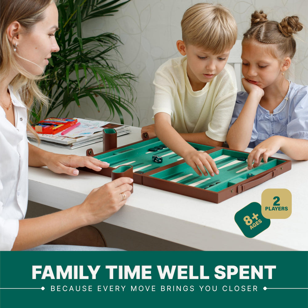 Queensell backgammon dice set, acrylic, for quick, reliable rolls.