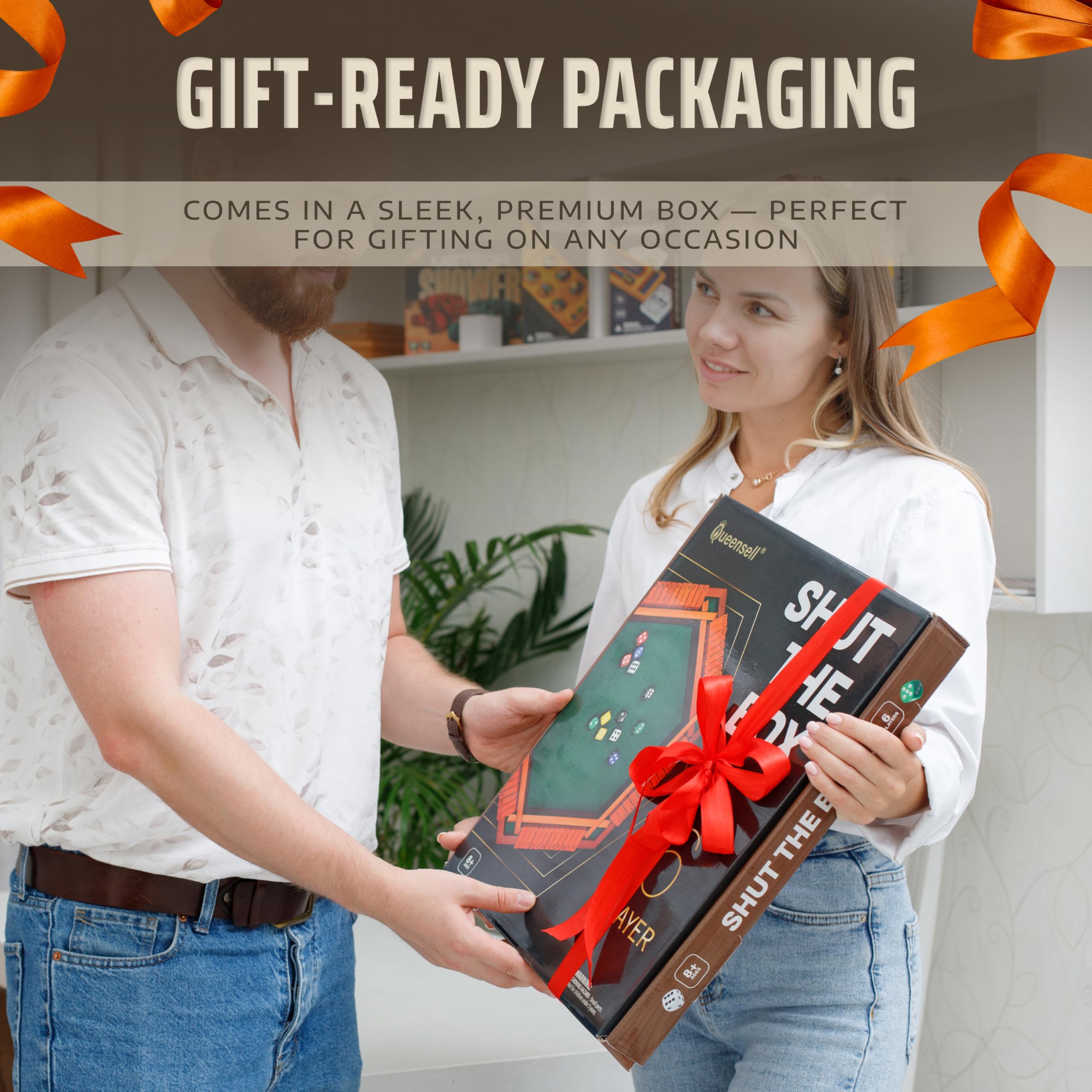 Queensell Shut The Box gift-ready packaging makes a thoughtful screen-free gift