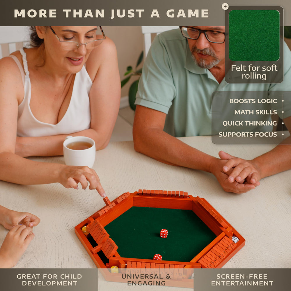 Queensell Shut The Box instructions included provide clear setup guidance
