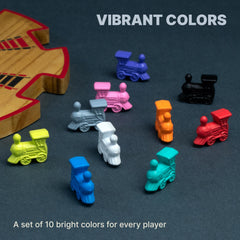 Queensell high-quality trains resist wear across rounds of play.