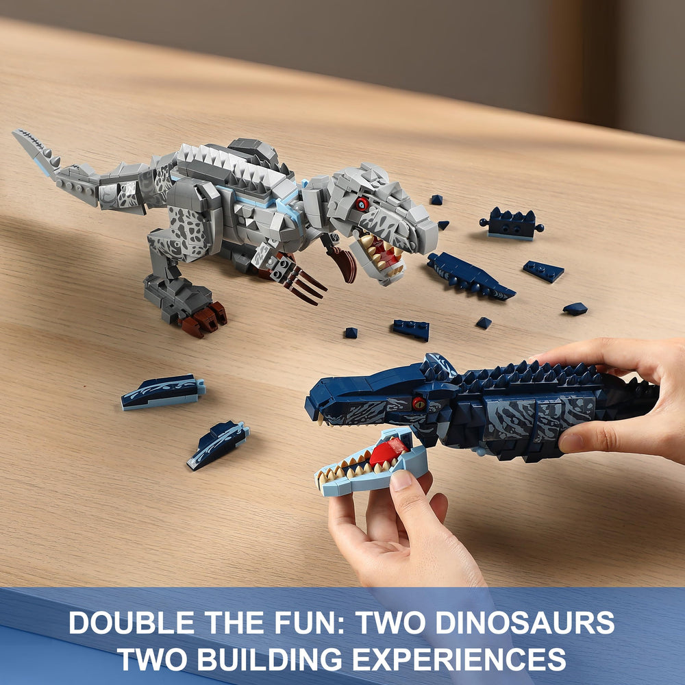 QUENTINAG Dinosaur battle play set encourages cooperative imagination
