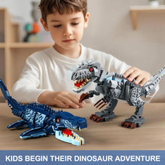 QUENTINAG Indominus Rex attack stance supports dramatic storytelling