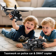 QUENTINAG SWAT truck display-ready form doubles as a shelf trophy.
