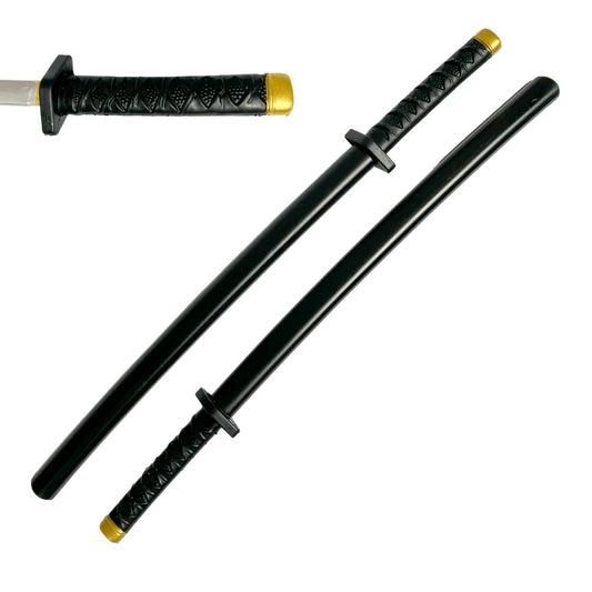 QUEQUAQUI two-samurai-pu-foam-blades for safe cosplay at conventions
