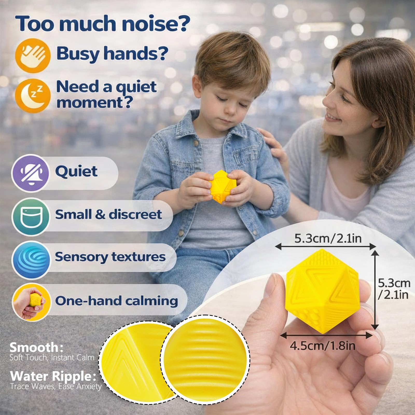 Quibark tube used in therapy or home settings supports focus during tasks.