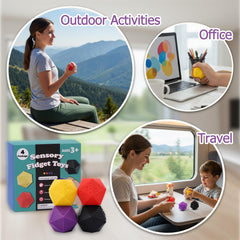 Quibark in classroom setting demonstrates quiet alternative to noisy fidgets.