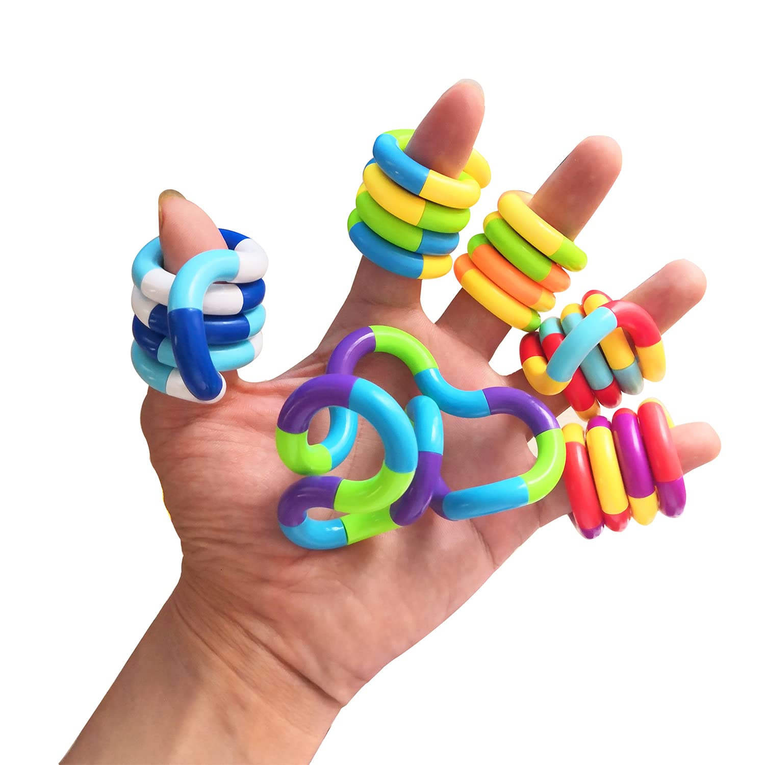 Quiet Fidgets 30pc rotate and link models for focus during study