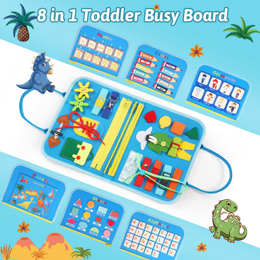 Quiet Flower Busy Board detachable pages enabling shared or focused play