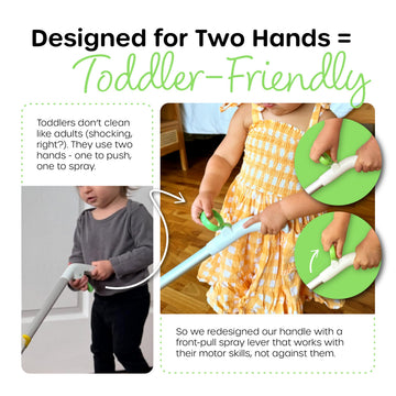 Quiggly washable microfiber pad for eco-friendly reuse during play.