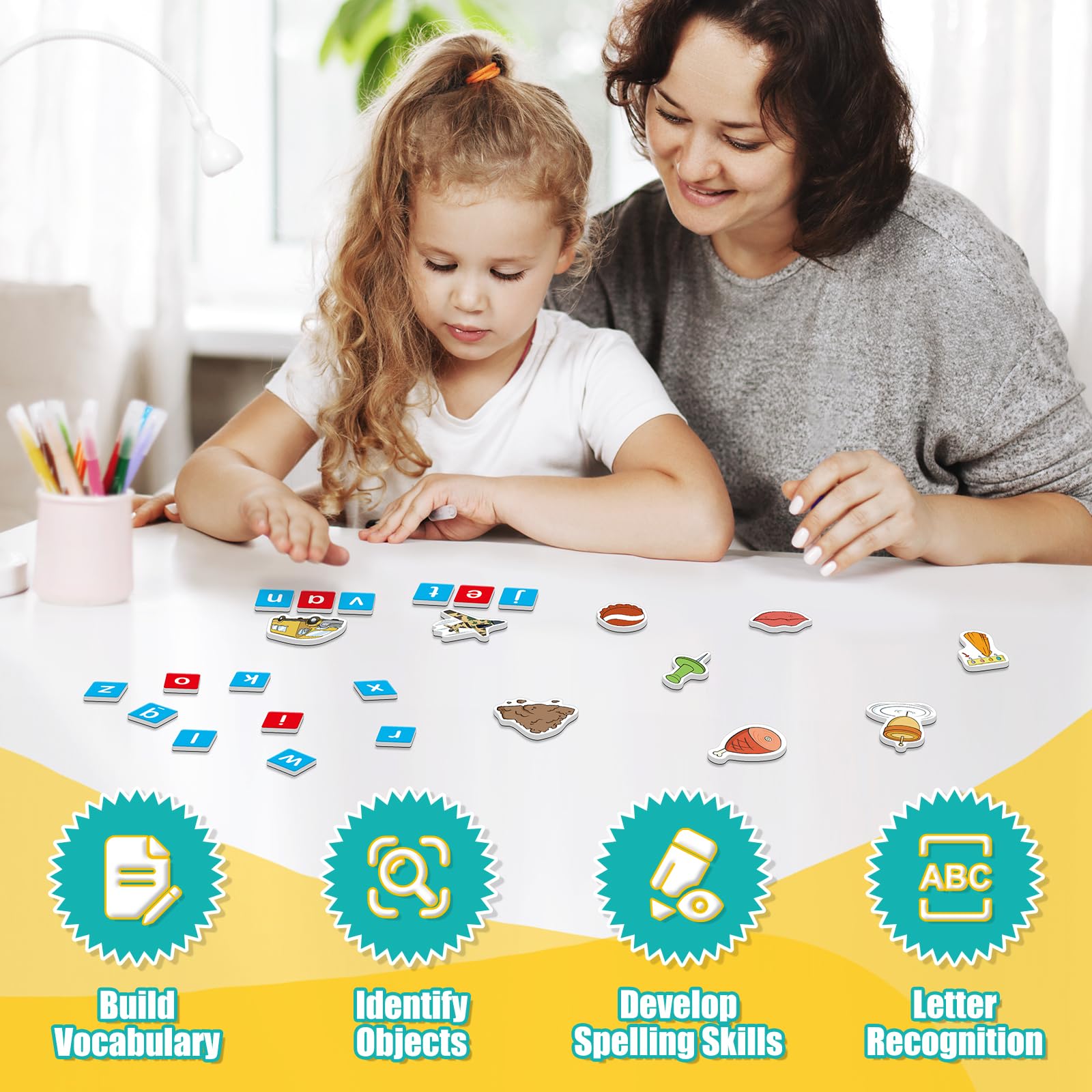 Quilinz CVC magnets as versatile materials for speech practice