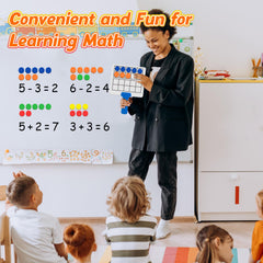 Quilinz handheld ten frames promote easy classroom demonstrations