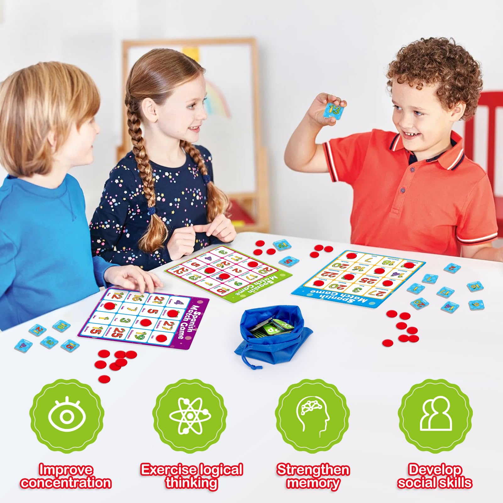 Quilinz sight word bingo feature to build basic vocabulary through play