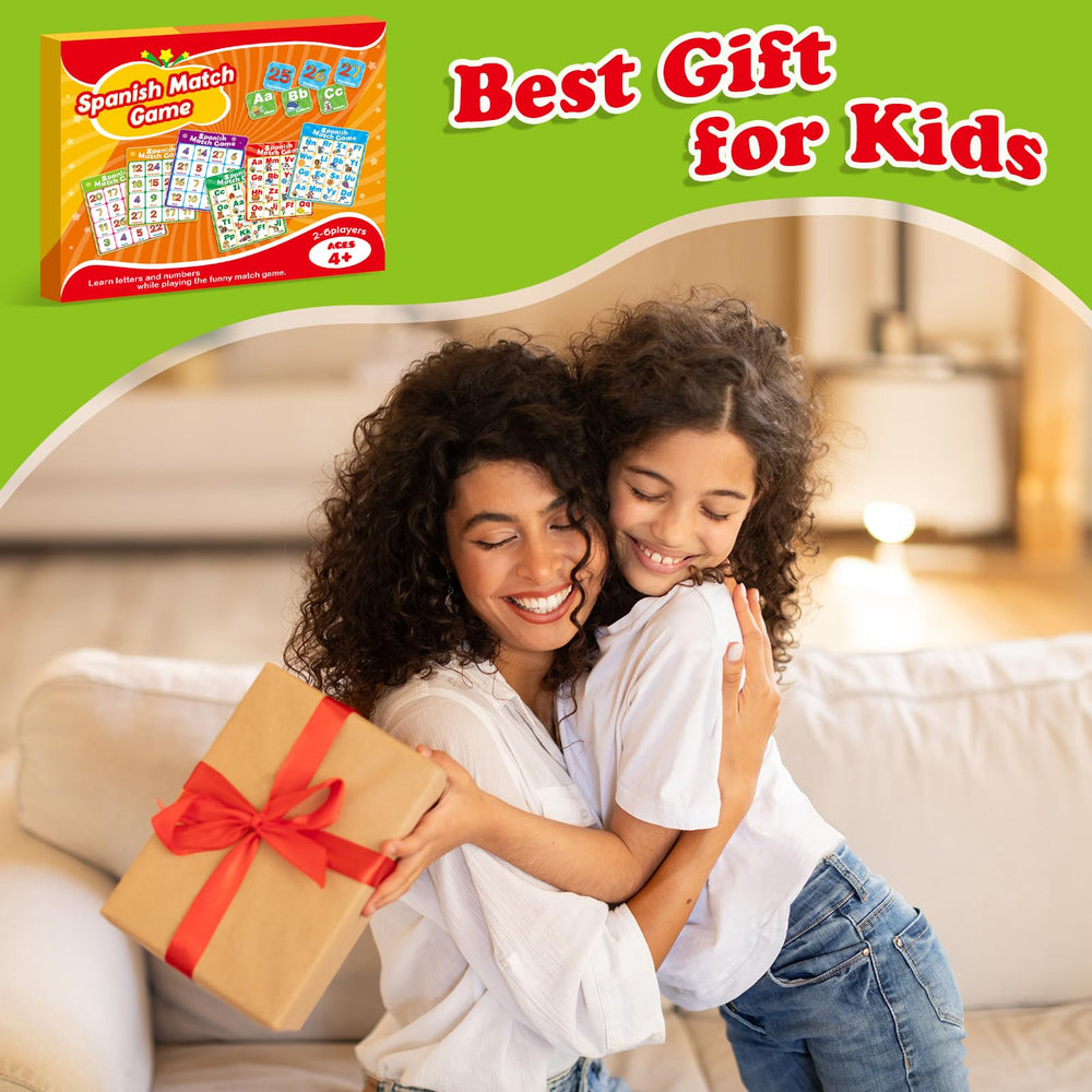 Quilinz Spanish bingo game box ready for giftable educational fun