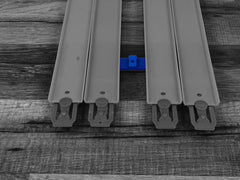 QuirkWorks 3D Start Gates alignment with spacers demonstrating proper fit.