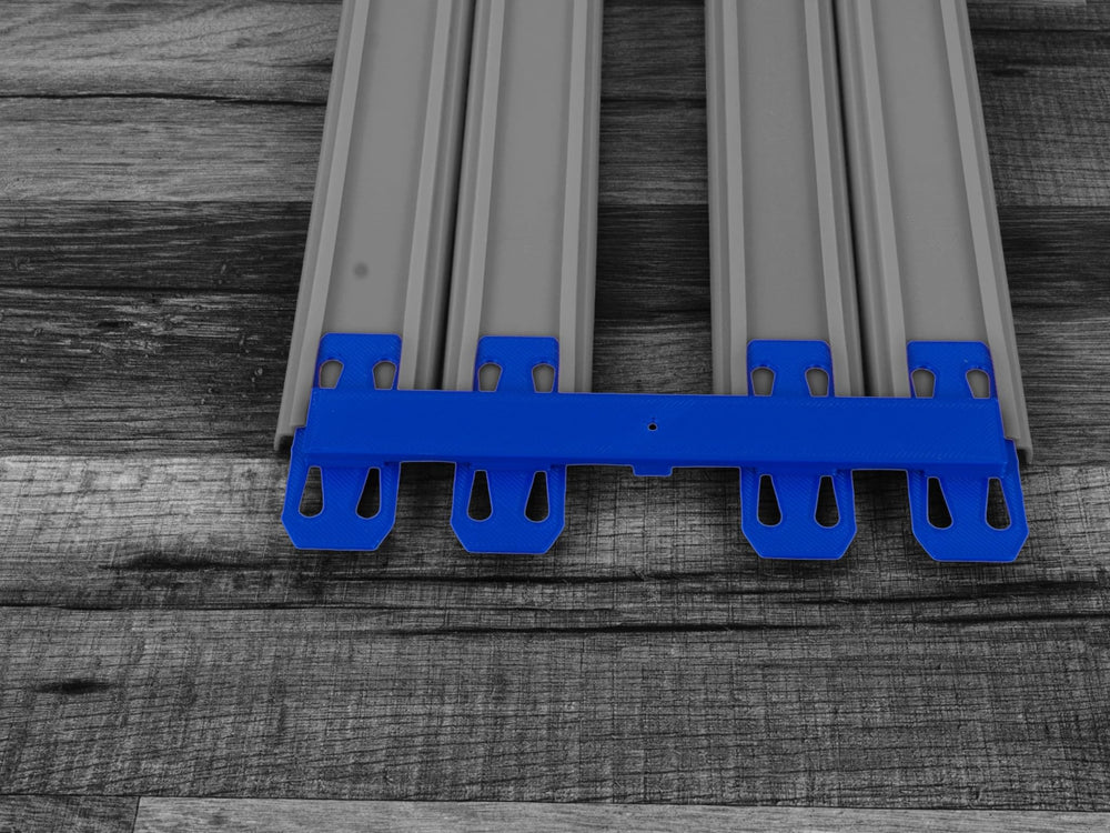 QuirkWorks 3D Track Spacers 4-lane setup ensuring smooth multi-car races.