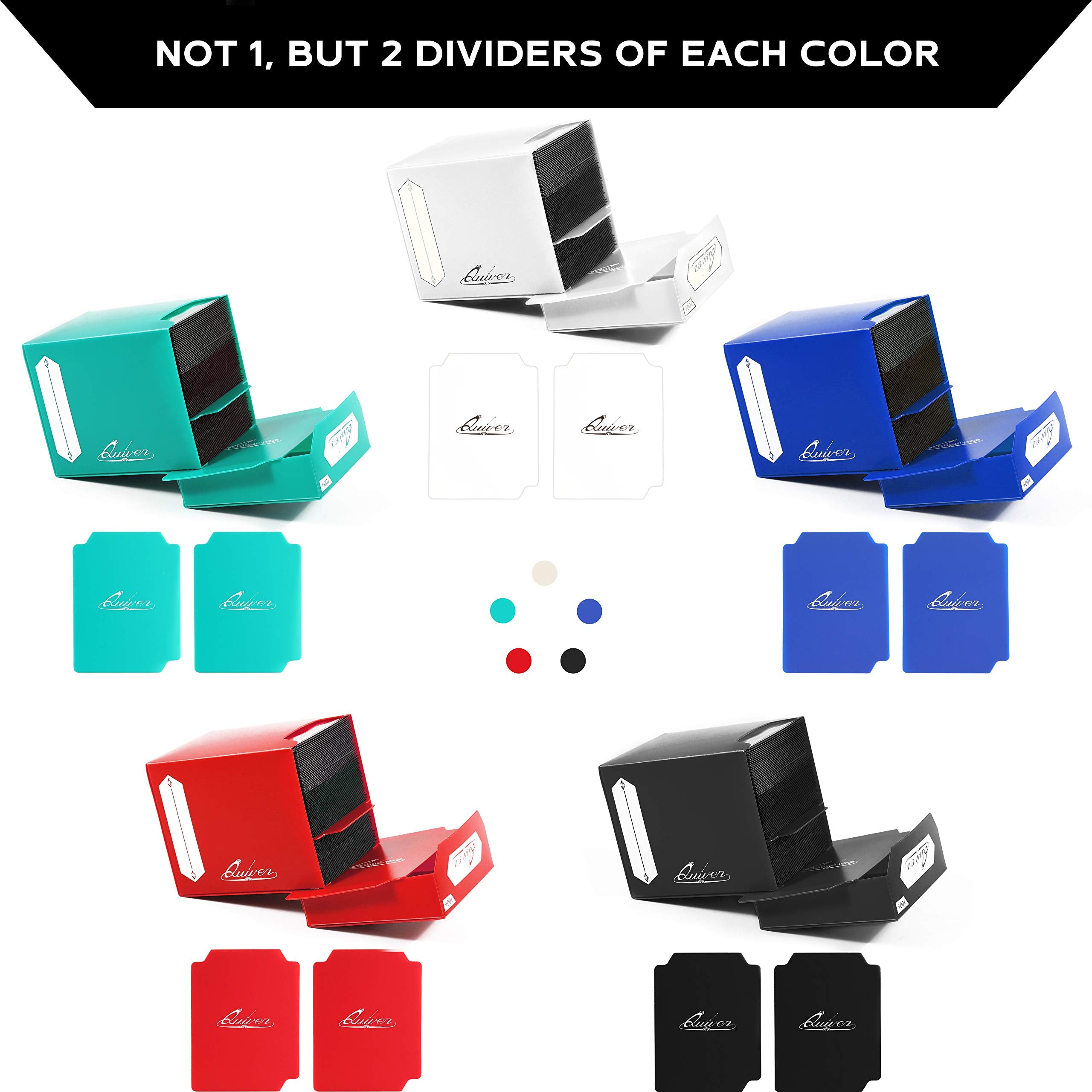 Quiver Time deck blocks durable outer shell protects cards during travel