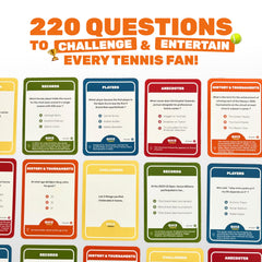 Quiz Tennis tournaments category card explores major events and venues.