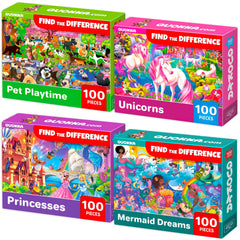 QUOKKA 100-piece fairy-tale castle puzzle supports problem-solving for kids.