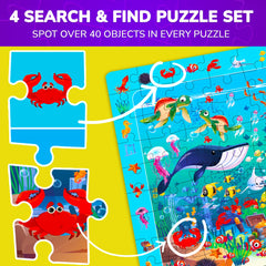 QUOKKA 100-piece forest scene puzzle supports problem-solving with rich visuals