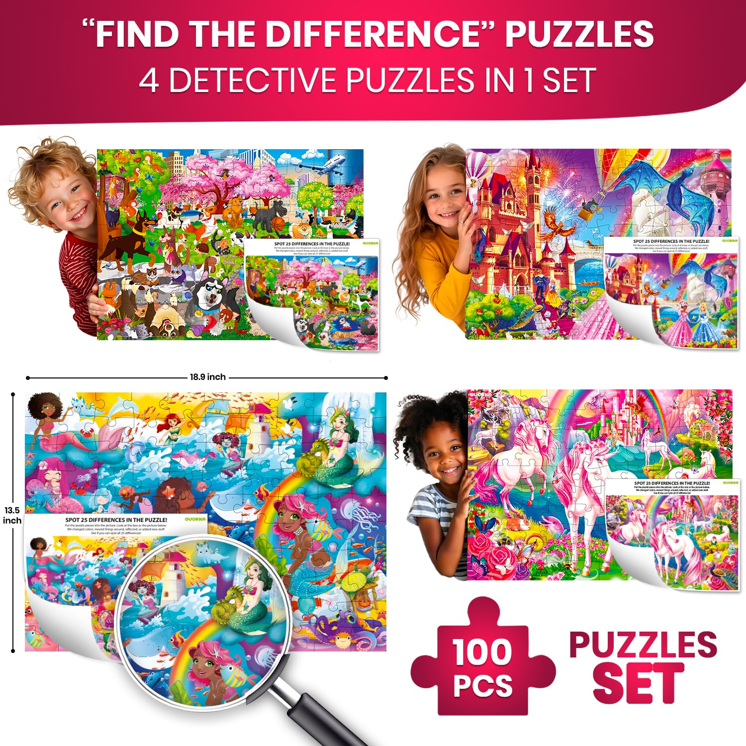 QUOKKA mermaids puzzle helps children explore stories while building focus.