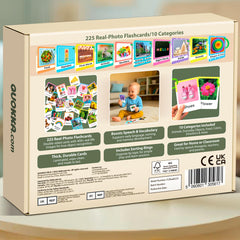 QUOKKA 225 storage flash cards keep materials organized for quick access.