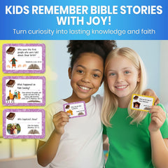 QUOKKA 300 Bible Trivia card-pack designed for Sunday school activities.