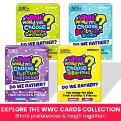 QUOKKA 4-Pack Card Game night scene with friends and snacks