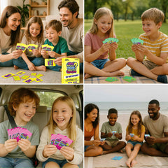 QUOKKA 4-Pack Card Game travel-ready box for vacations and stayovers