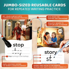 QUOKKA cards based on Dolch and Fry lists to build foundational vocabulary