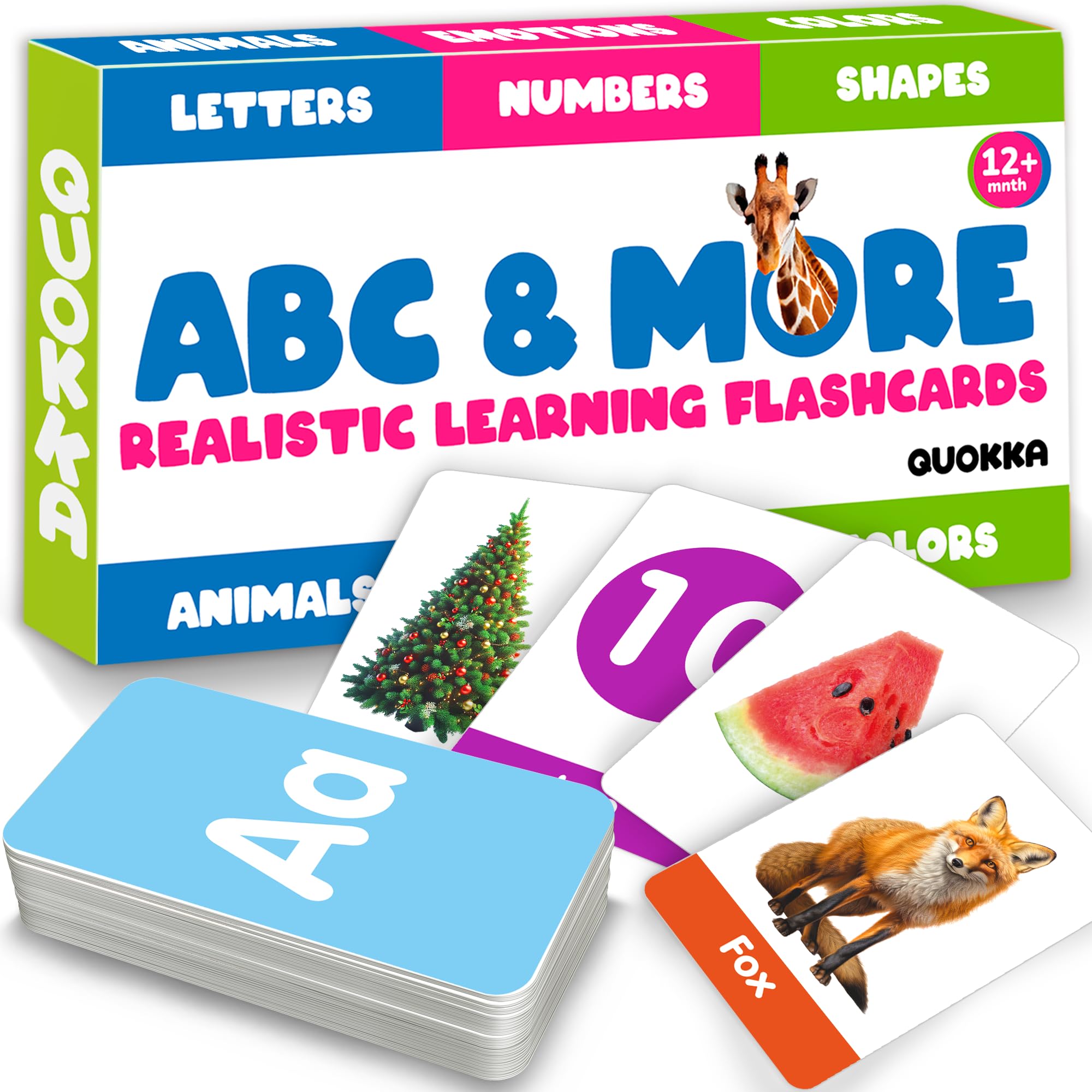 QUOKKA ABC learning cards boost early literacy and letter recognition for toddlers