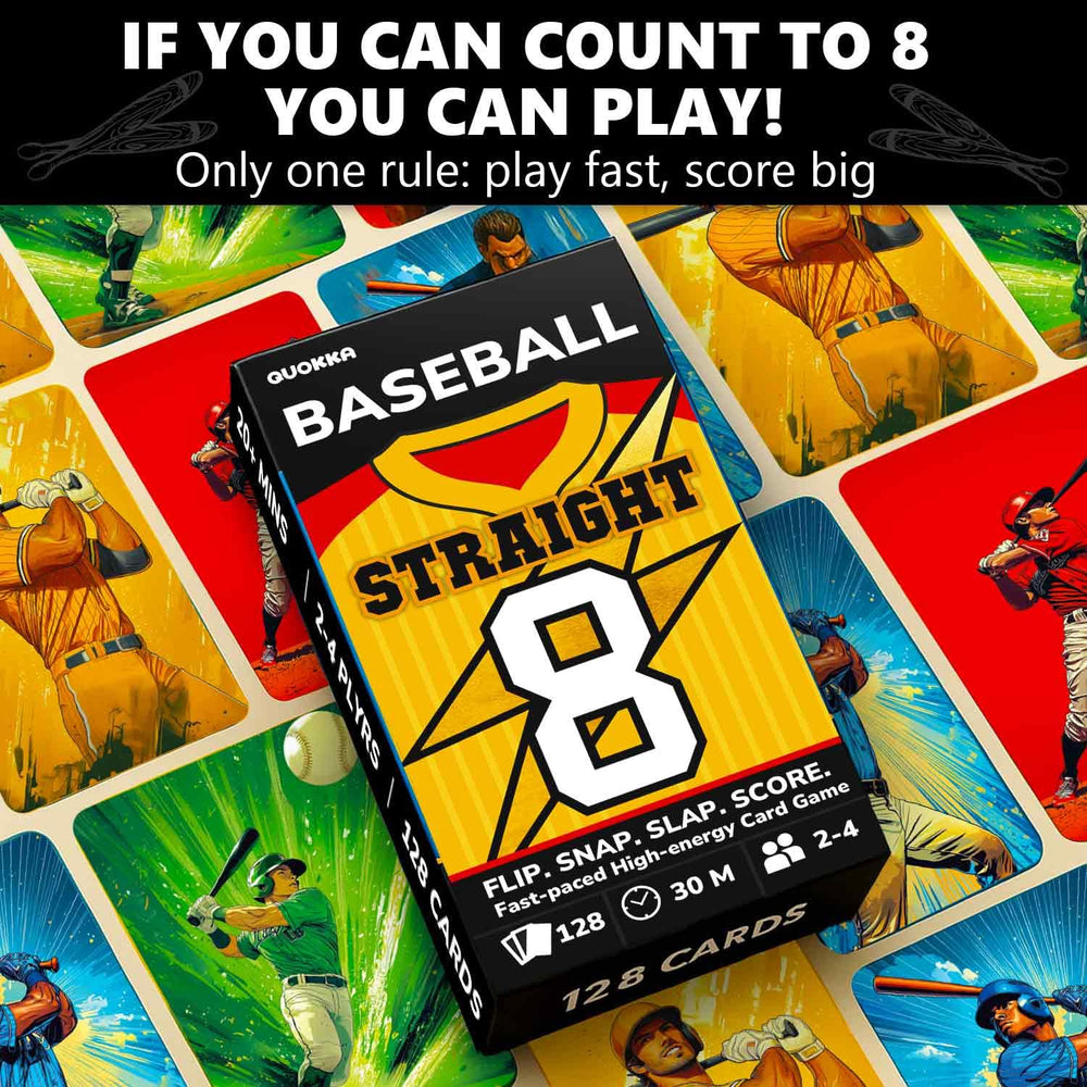 QUOKKA Baseball draw pile ready, encouraging quick rounds