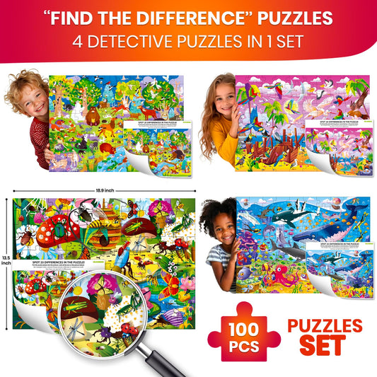 QUOKKA bears sharks wolves puzzle image supports imaginative play and problem solving.