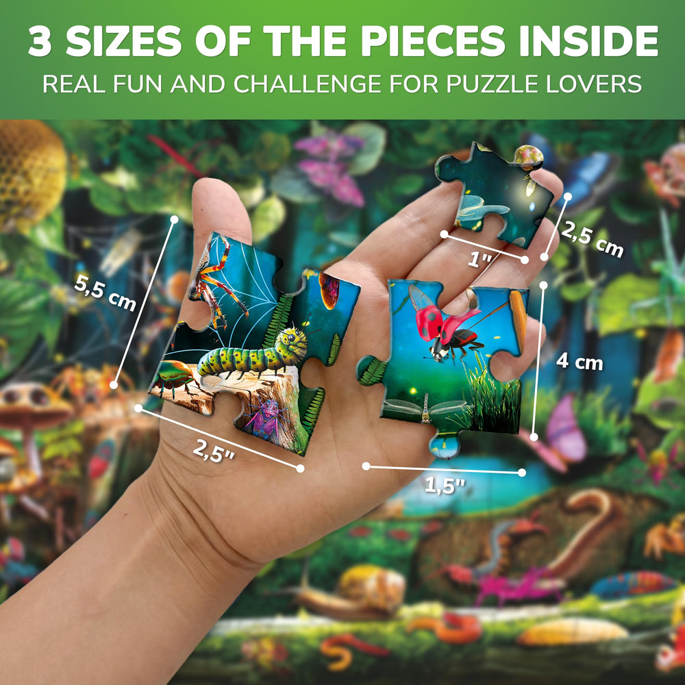 QUOKKA bright, durable cardboard puzzles stay sturdy for years of learning.