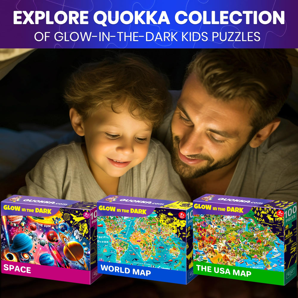 QUOKKA Bright illustrations puzzle enhances visual learning and color recognition