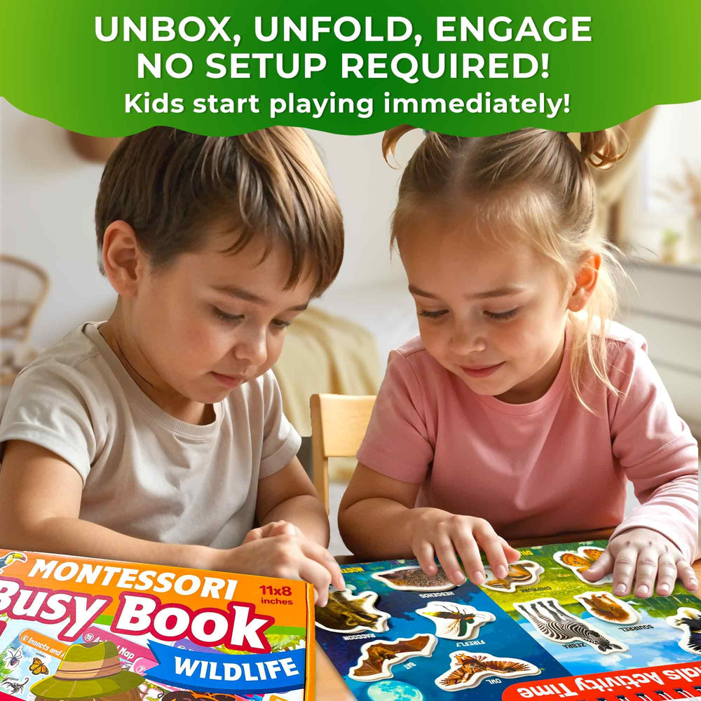 QUOKKA Busy Book activities support focused, self-paced learning and cognitive growth.