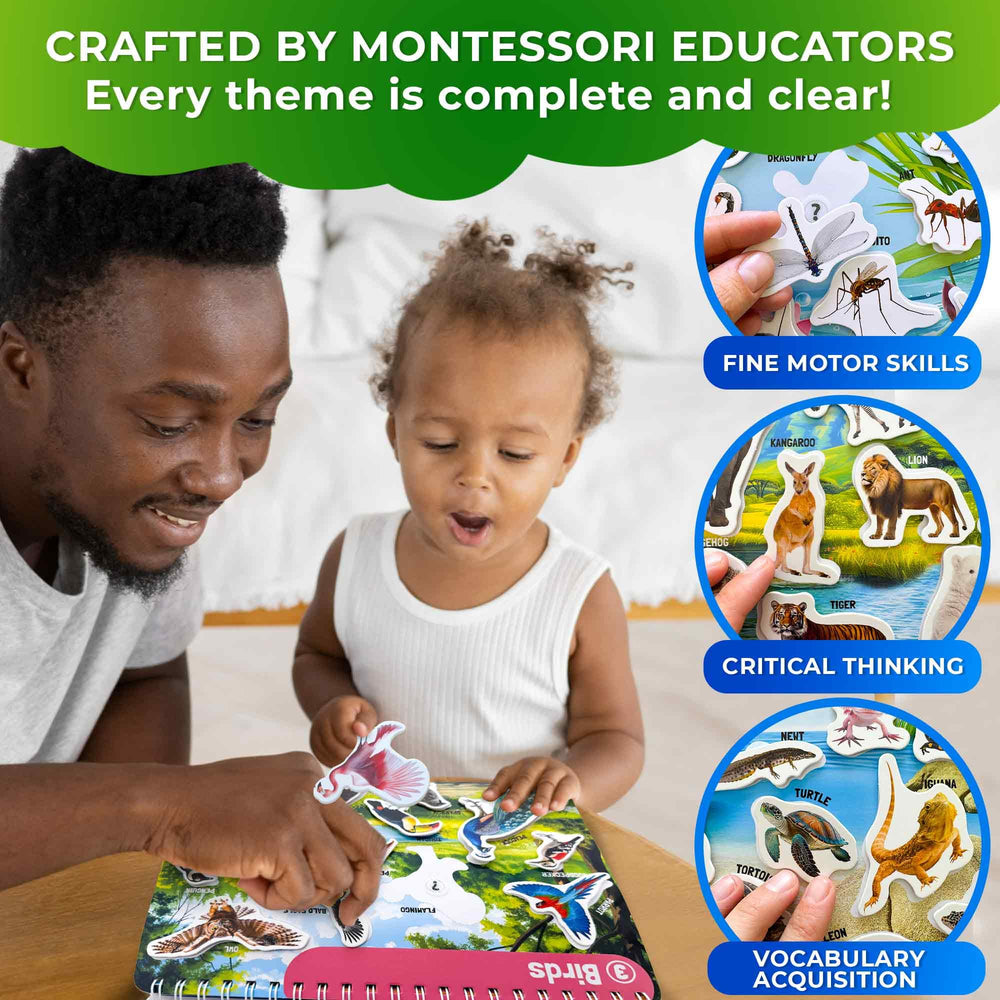 QUOKKA Busy Book hook-and-loop fasteners enable effortless page engagement for kids.