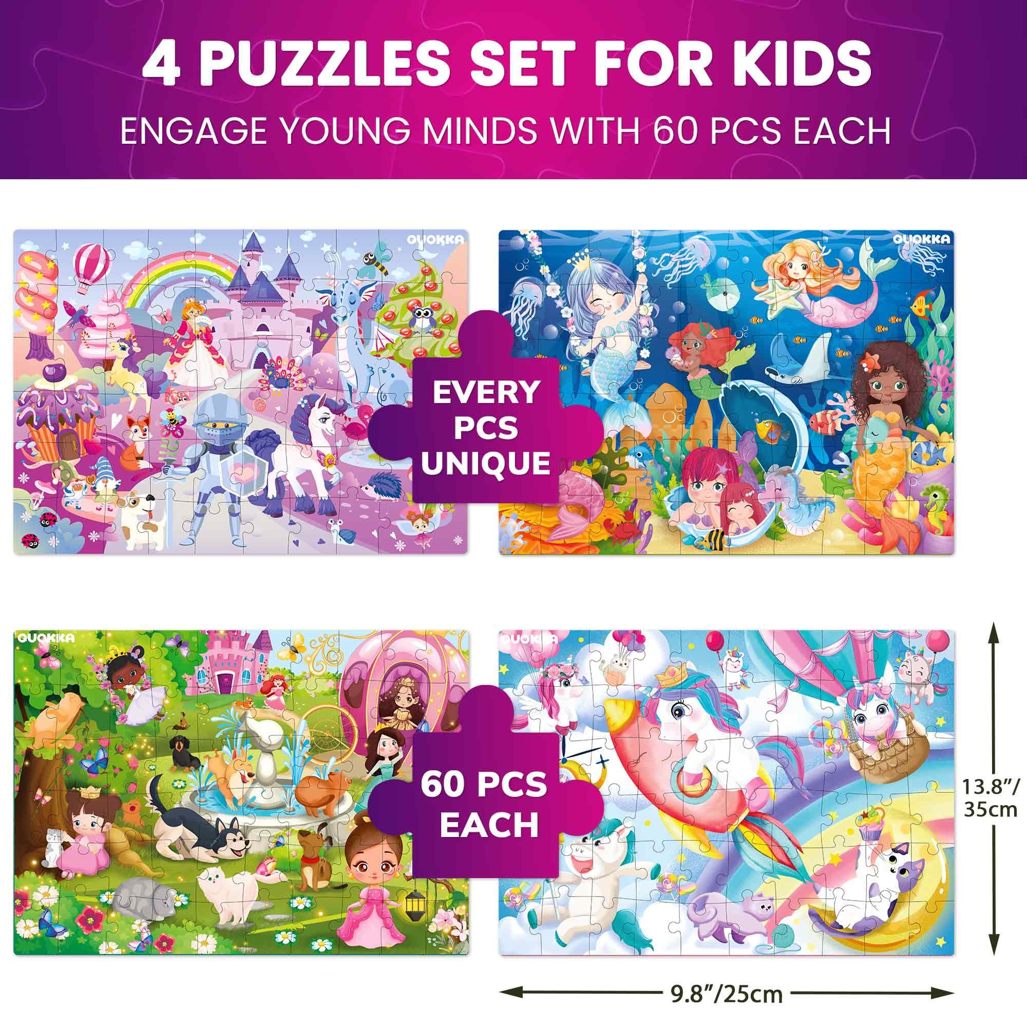 QUOKKA colorful puzzle design 03 boosts focus and fine-motor practice.