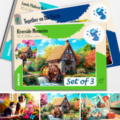 QUOKKA dementia puzzles Riverside scene promotes calm focus and gentle engagement