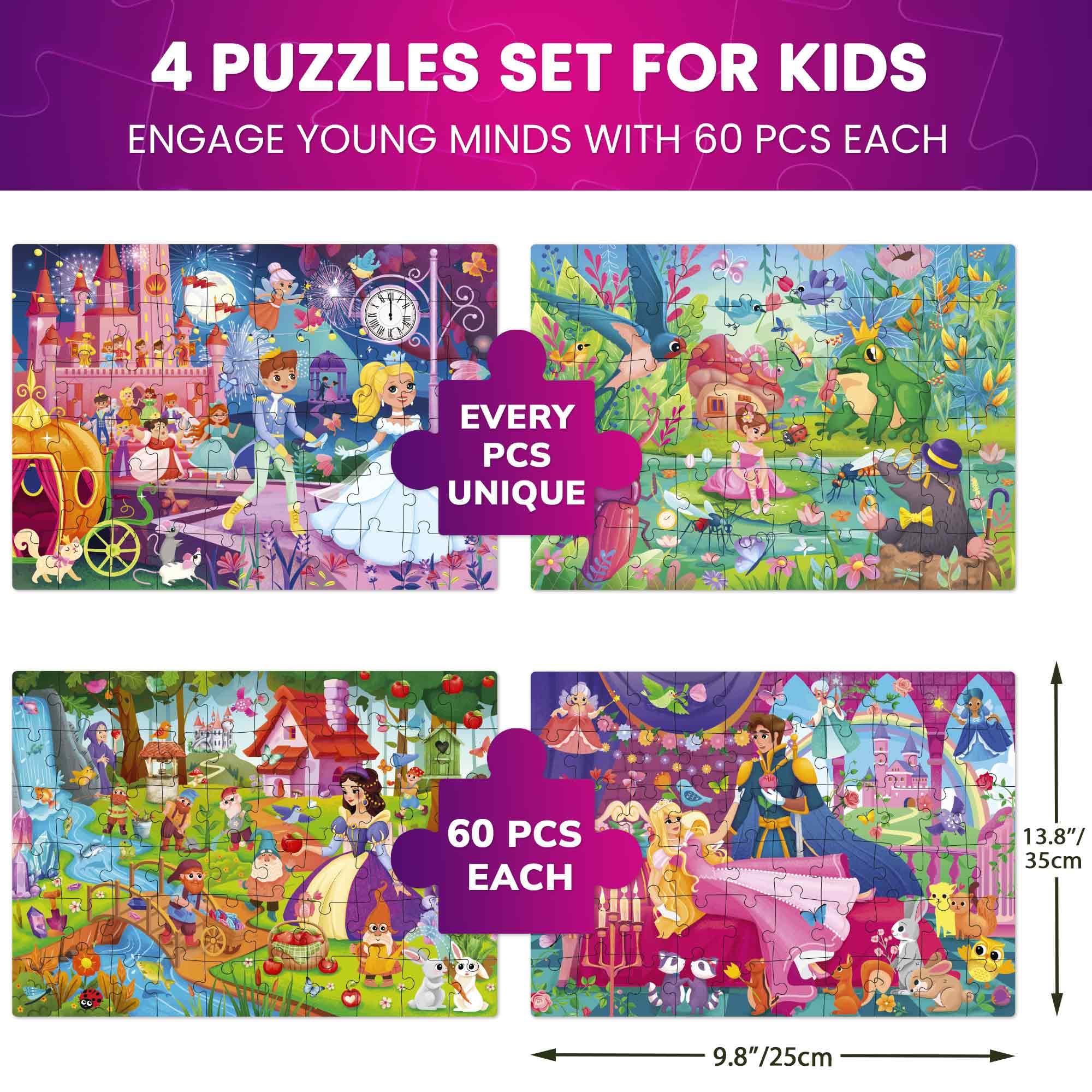 QUOKKA fairy tale puzzle dragon adventure: bold artwork supports problem-solving during play.