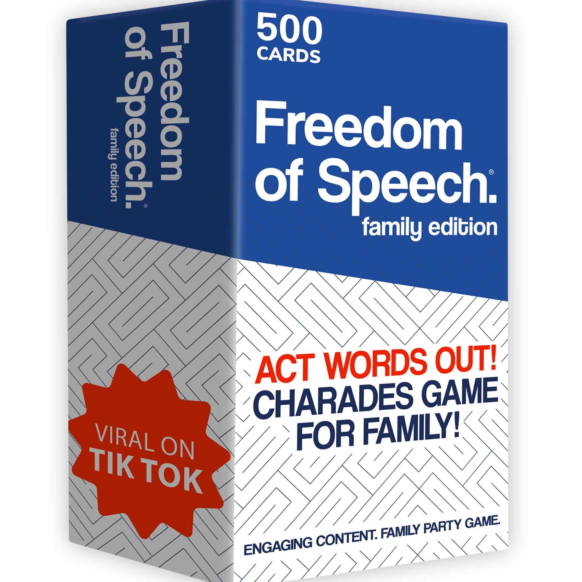 QUOKKA Freedom of Speech card game card deck for fast-paced word guessing at family game night